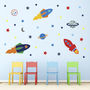 Space Rockets Wall Stickers, thumbnail 3 of 4