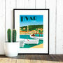 Hvar Travel Poster, thumbnail 3 of 4