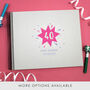Personalised 40th Birthday Spiral Bound Book, thumbnail 1 of 10