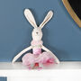 Personalised Rabbit Dancer Soft Toy, thumbnail 1 of 4