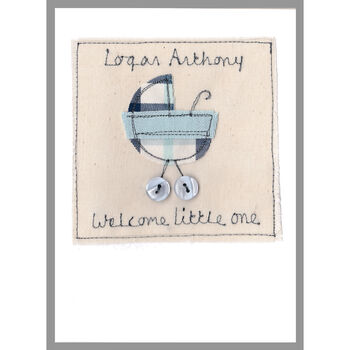 Personalised New Baby Boy Card, 12 of 12