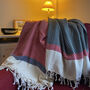 Personalised Cotton Throw, Gift For Mothers, thumbnail 12 of 12