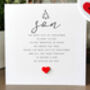 Personalised Handmade Christmas Card For Special Son, thumbnail 2 of 4