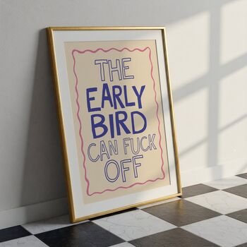 The Early Bird Bedroom Print, 2 of 3