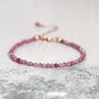 Pink Tourmaline Bracelet, thumbnail 6 of 12