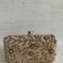 Gold Silk Handcrafted Clutch Bag, thumbnail 4 of 9