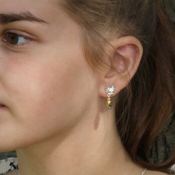 Acorn With Oakleaf Earrings, 3 of 4
