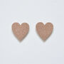 Two Pack Of Rose Gold Heart Wall Hooks, thumbnail 1 of 3