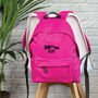 Kids Personalised Super Car School Rucksack, thumbnail 3 of 5