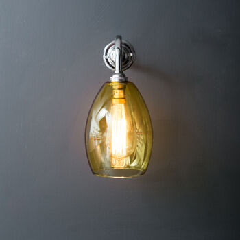 Coloured Glass Wall Light, 6 of 12