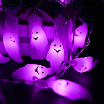 Halloween Pumpkin Battery Operated Fairy Lighting, 6 of 8