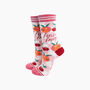 Feeling Fruity Combed Cotton Socks In Cream, thumbnail 1 of 4