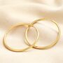 Stainless Steel Hoop Earrings, thumbnail 4 of 12