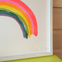 Rainbow Risograph Art Print, thumbnail 2 of 3