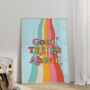 Good Things Ahead Motivational Quote Print, thumbnail 2 of 4