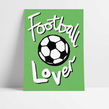 Football Lover Art Print, 6 of 11