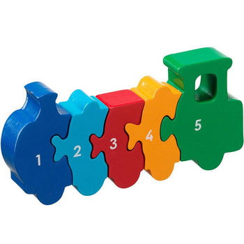 Wooden Fair Trade Number Jigsaw Puzzles, 5 of 11