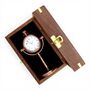 Personalised 49th Anniversary Copper Desk Clock Gift With Engraving, thumbnail 2 of 12