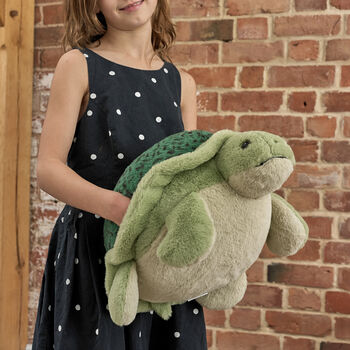 Soft Cuddly Giant Handwarmer Tilly The Turtle, 3 of 3