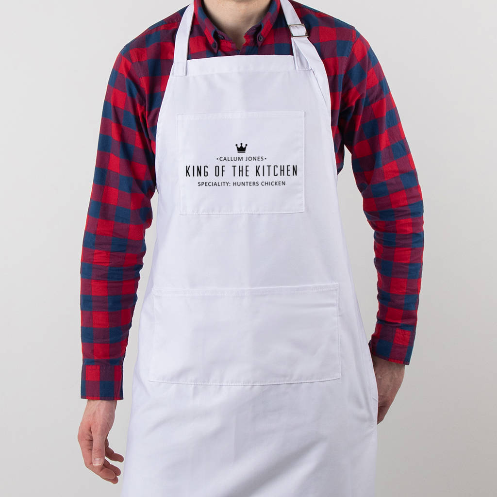Personalised Cooking Apron For Him By Dust and Things