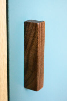 Walnut Wood Door And Drawer Handles, 2 of 11