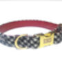 Wilma's Black And White Dog Collar Bow Tie And Lead Set, thumbnail 2 of 3