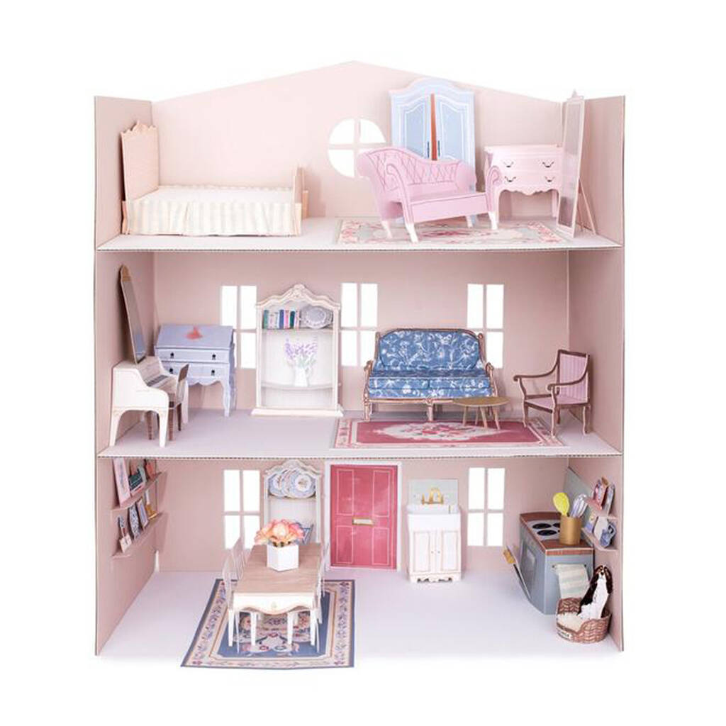 Large Paper Doll House, 1 of 4