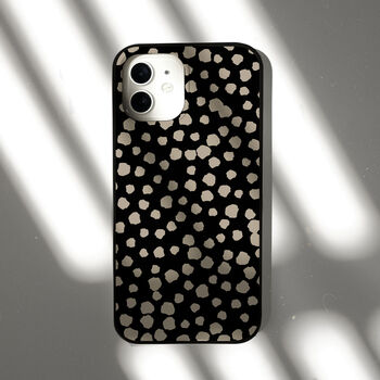 White Dots Eco Friendly, Biodegradable Phone Case, 8 of 8