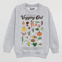 Vegging Out Boys' Vegetable Guide Sweatshirt, thumbnail 5 of 5