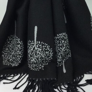 Cashmere Tree Of Life Scarf, 5 of 10