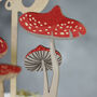 Personalised Toadstool Cake Topper Set, thumbnail 6 of 7