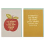 Luxury 'Thank You Teacher' Card Set With Two Designs, thumbnail 4 of 4