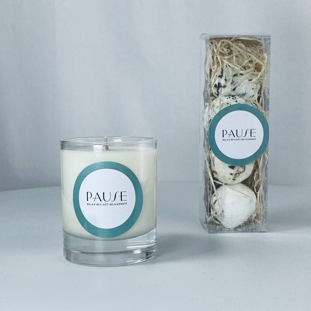 Luxury Bath Gifts And Premium Candle By The Black Farmer