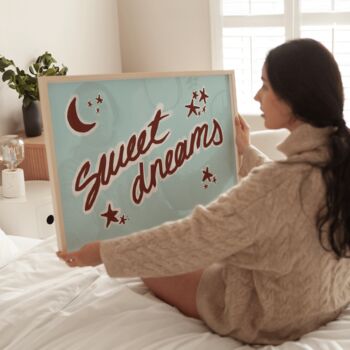 Sweet Dreams Bedroom Print, 3 of 4