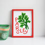 Parsley Herb Print From An Original Painting, thumbnail 6 of 11