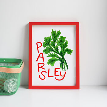 Parsley Herb Print From An Original Painting, 6 of 11