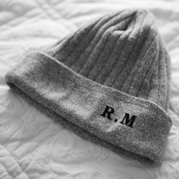 Personalised Initials Beanie Hat, 2 of 4