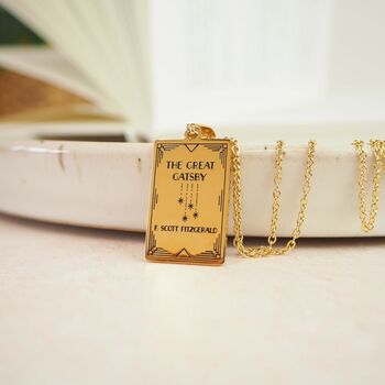 The Great Gatsby Book Necklace, 2 of 8