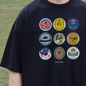 Tottenham Beer Mats Oversized T Shirt, 9 of 10