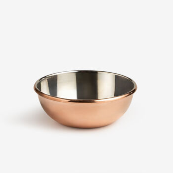 Set Of Six Copper Dipping Bowls With Tin Lining, 4 of 7