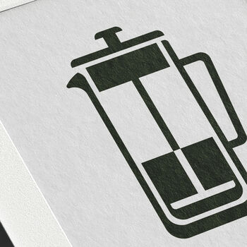 French Press Coffee Brewer Print, 3 of 4
