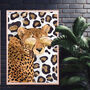 Custom Leopard Print Cheetah Personalised Art, thumbnail 1 of 8