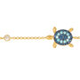 Turtle Turquoise Bracelet Gold Plated Silver, thumbnail 3 of 4