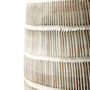White Wash Wood Textured Table Lamp With Tall Neck, thumbnail 9 of 9