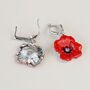 Tiny Poppy Dangle Earrings, thumbnail 2 of 6