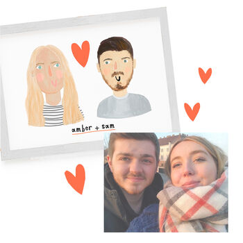 Personalised Illustrated Family Portrait, 5 of 11