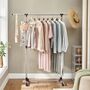Clothes Rack Garment Clothes Rail With Extendable Bar, thumbnail 1 of 10