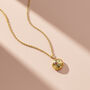 Molten Orb Birthstone Necklace, thumbnail 7 of 12