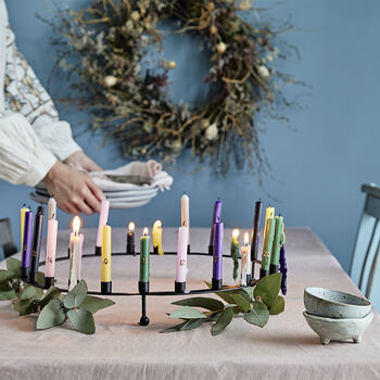 Metal Advent Candle Holder, 5 of 6