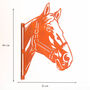 Metal Horse Head For Outdoors Garden Decoration, thumbnail 3 of 4